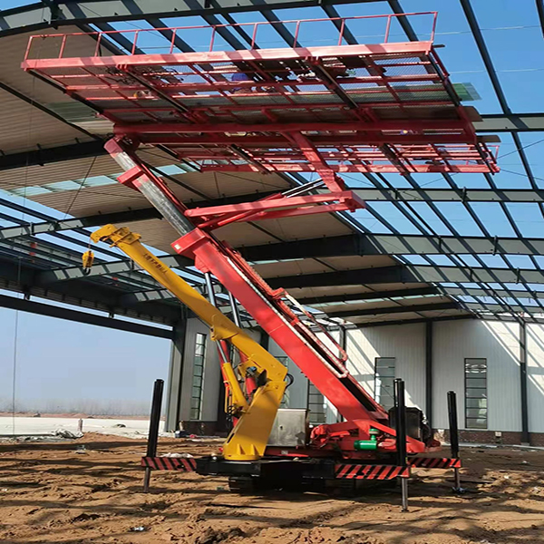 華鷹機械?高空壓瓦機的高空散裝法：